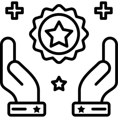 yıldız simgesi vektör illüstrasyonu