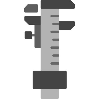 Tıbbi termometre simgesi. Beyaz arkaplanda izole edilmiş web tasarımı için tıbbi termometre vektör simgesinin basit çizimi