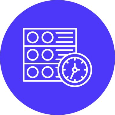 Takvim web simgesi basit illüstrasyon