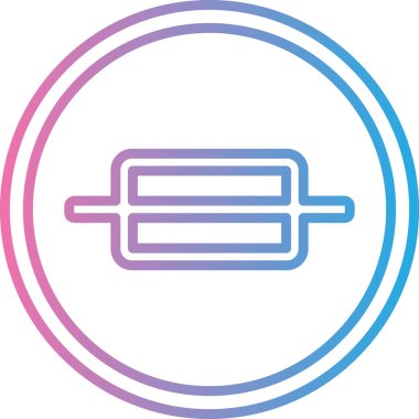 Bir b eksikliği simgesinin vektör çizimi