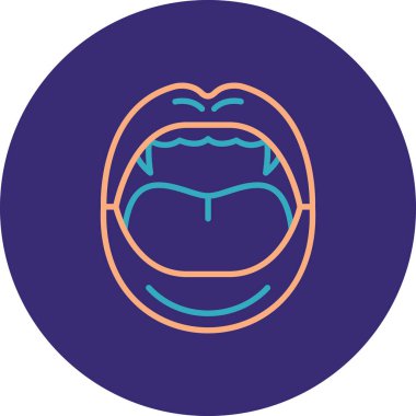 Modern b 'nin vektör illüstrasyonu maske simgesinden yoksun