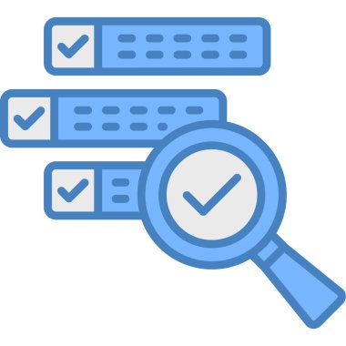 veri depolama. Web simgesi basit illüstrasyon