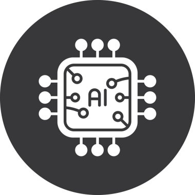 devre kartı simgesi, vektör illüstrasyonu