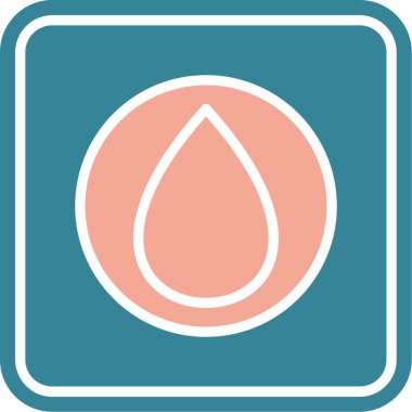 damlat vektör simgesi modern basit tasarım