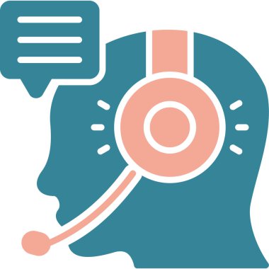 İleti ikonu vektör illüstrasyonlu beyin