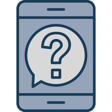 Telefon İleti Vektörü Simgesi