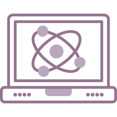 Web geliştirme düz simgesi, vektör, illüstrasyon