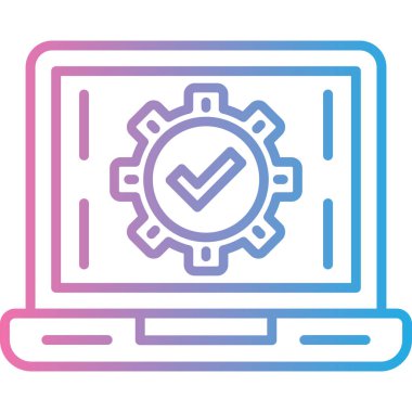 seo modern simgesinin vektör illüstrasyonu