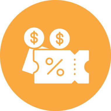 Dolar. Web simgesi basit illüstrasyon