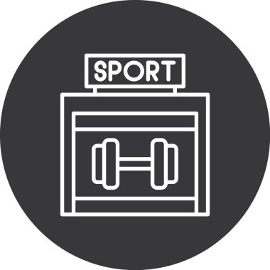 Spor simgesinin vektör illüstrasyonu