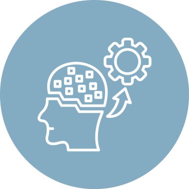 Vites düz yuvarlak vektör simgesi