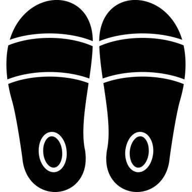 flip flops vektör simgesi