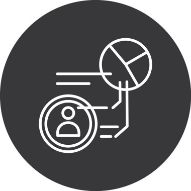 Modern simgenin vektör illüstrasyonu