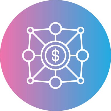 vektör para simgesi illüstrasyonu