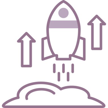 roket fırlatma simgesi