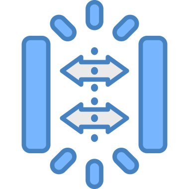 Modern bir simgenin vektör illüstrasyonu