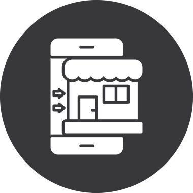 Online alışveriş simge vektör