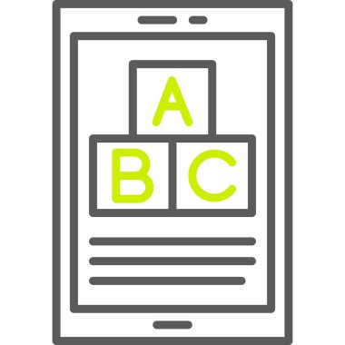 mobil simge vektör illüstrasyonu