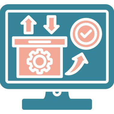 Web tasarım simgesi, vektör illüstrasyonu