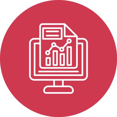 seo modern simgesinin vektör illüstrasyonu