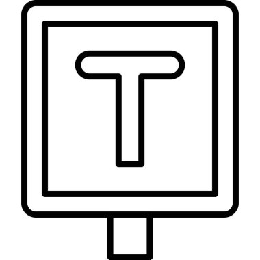 Bayrak simgesini, anahat stili