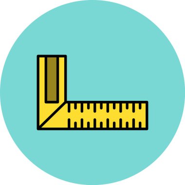 cetvel simgesi çizimi