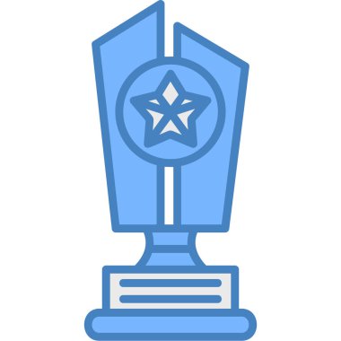 Madalya Ödülü simgesi. vektör çizim