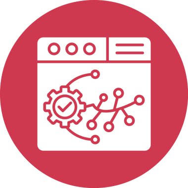 Web simgesi vektör illüstrasyonu