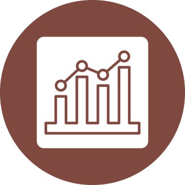 İş ve finans simgesinin vektör illüstrasyonu