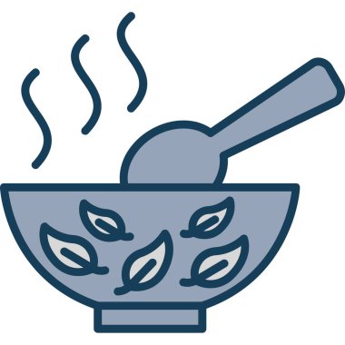 yemek pişirme simgesi ana hatlarıyla