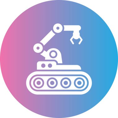 Robotik kol. Basit resimleme