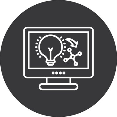 seo modern simgesinin vektör illüstrasyonu