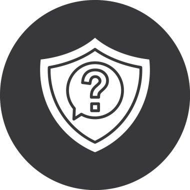 Bir ileti simgesinin vektör illüstrasyonu