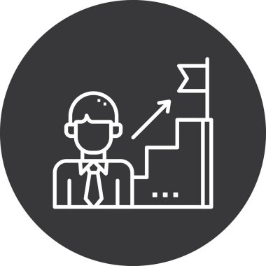 Yönetici simgesi vektör illüstrasyonu