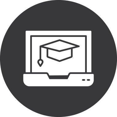 Eğitim simgesinin vektör illüstrasyonu