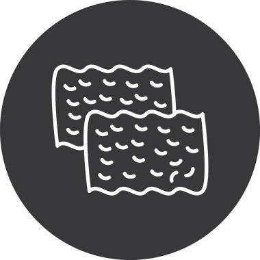 Modern ikon susuzluğunun vektör çizimi