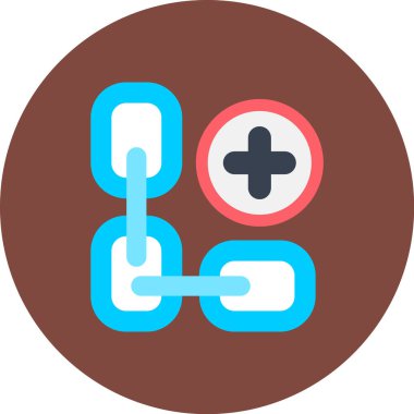 Modern b 'nin vektör illüstrasyonunda müziğin eksik simgesi