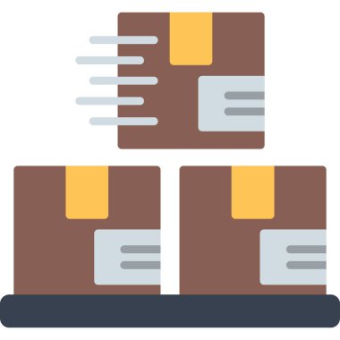 dağıtım lojistik simgesi