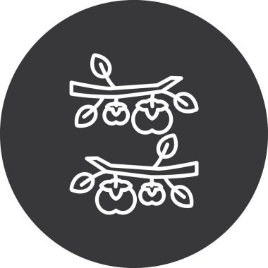 Modern çiftlik simgesinin vektör illüstrasyonu