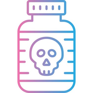 şişe simgesi vektör illüstrasyonu