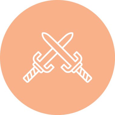 çapraz kılıçlar, vektör çizimi