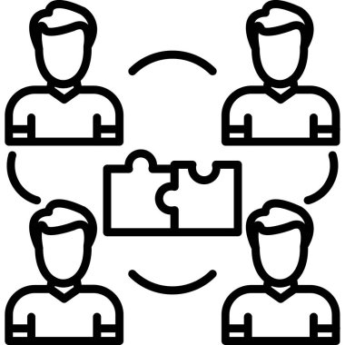 iş yönetimi vektör simgesi