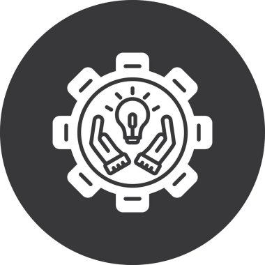 Moda biçimi izole edilmiş arkaplanda ampul simgesi