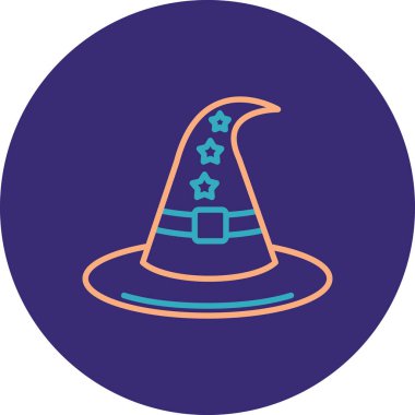 Cadı şapkasının vektör çizimi