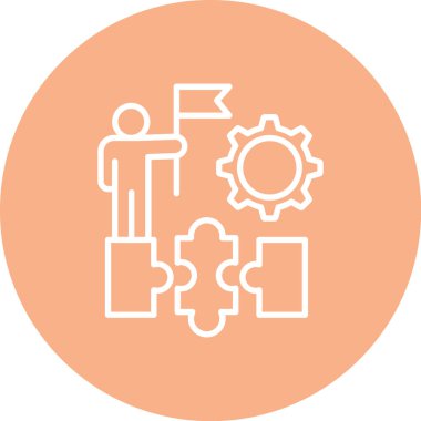 seo modern simgesinin vektör illüstrasyonu