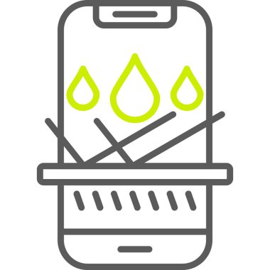 Su damlası. Basit tasarım