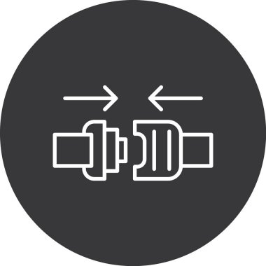 seo modern simgesinin vektör illüstrasyonu