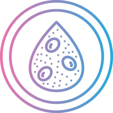 Bir karpuz simgesinin vektör çizimi