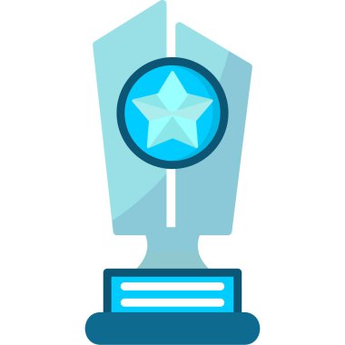 Ödülü Kupası düz simgesi