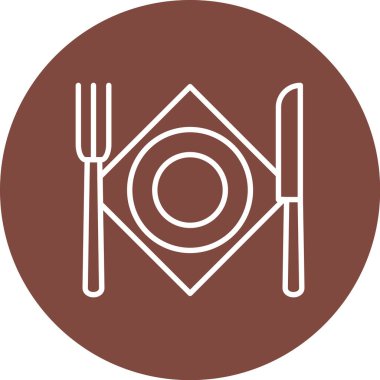 Gıda simgesinin vektör illüstrasyonu